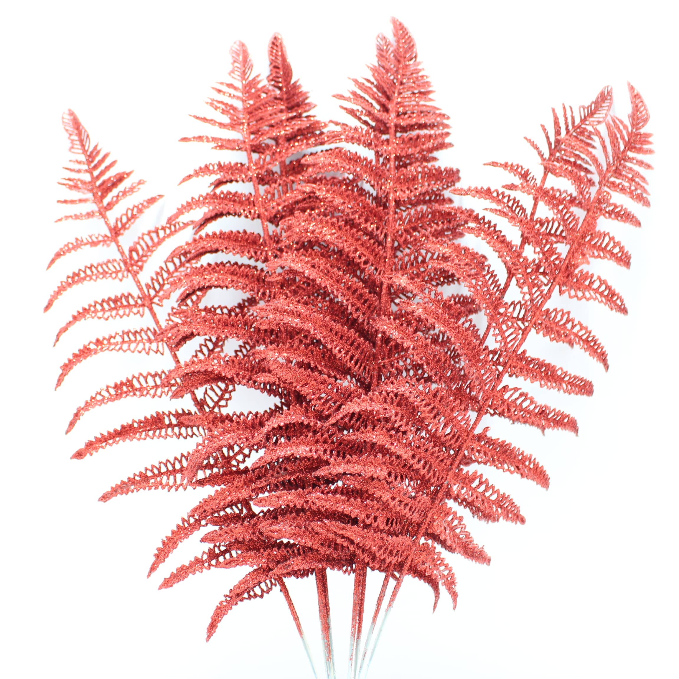 Miniatura 2 de Pin Rojo Flor navideña helecho x10