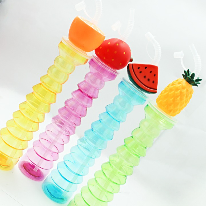 Miniatura 2 de Termo con pitillo largo estilo frutas