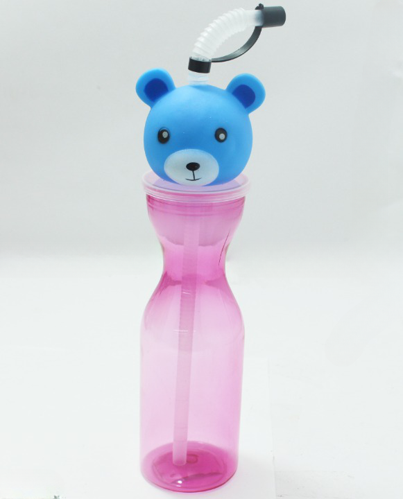 Termo con pitillo en forma de animal