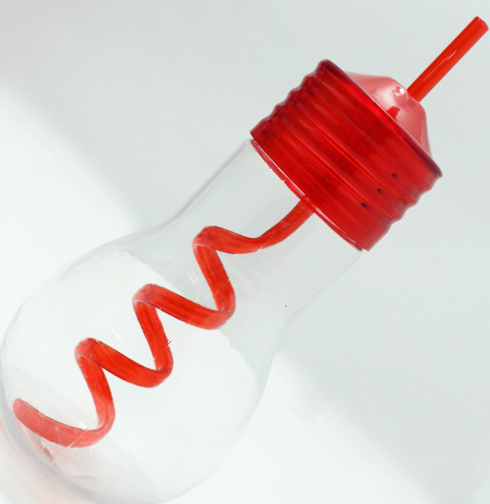 Miniatura 5 de Termo con pitillo en forma de bombillo