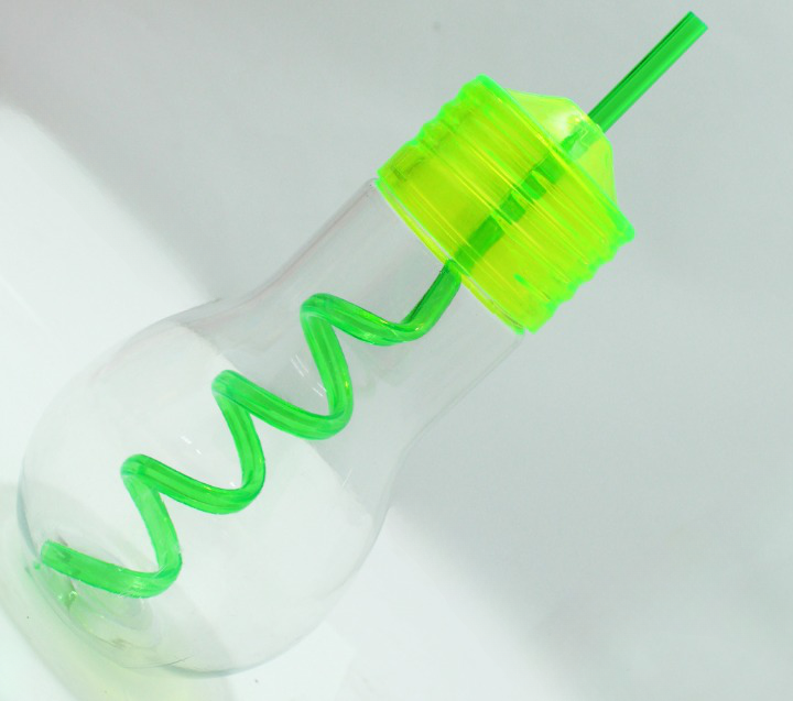 Termo con pitillo en forma de bombillo