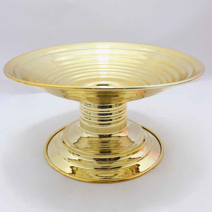 Bandeja frutera de metal de un piso