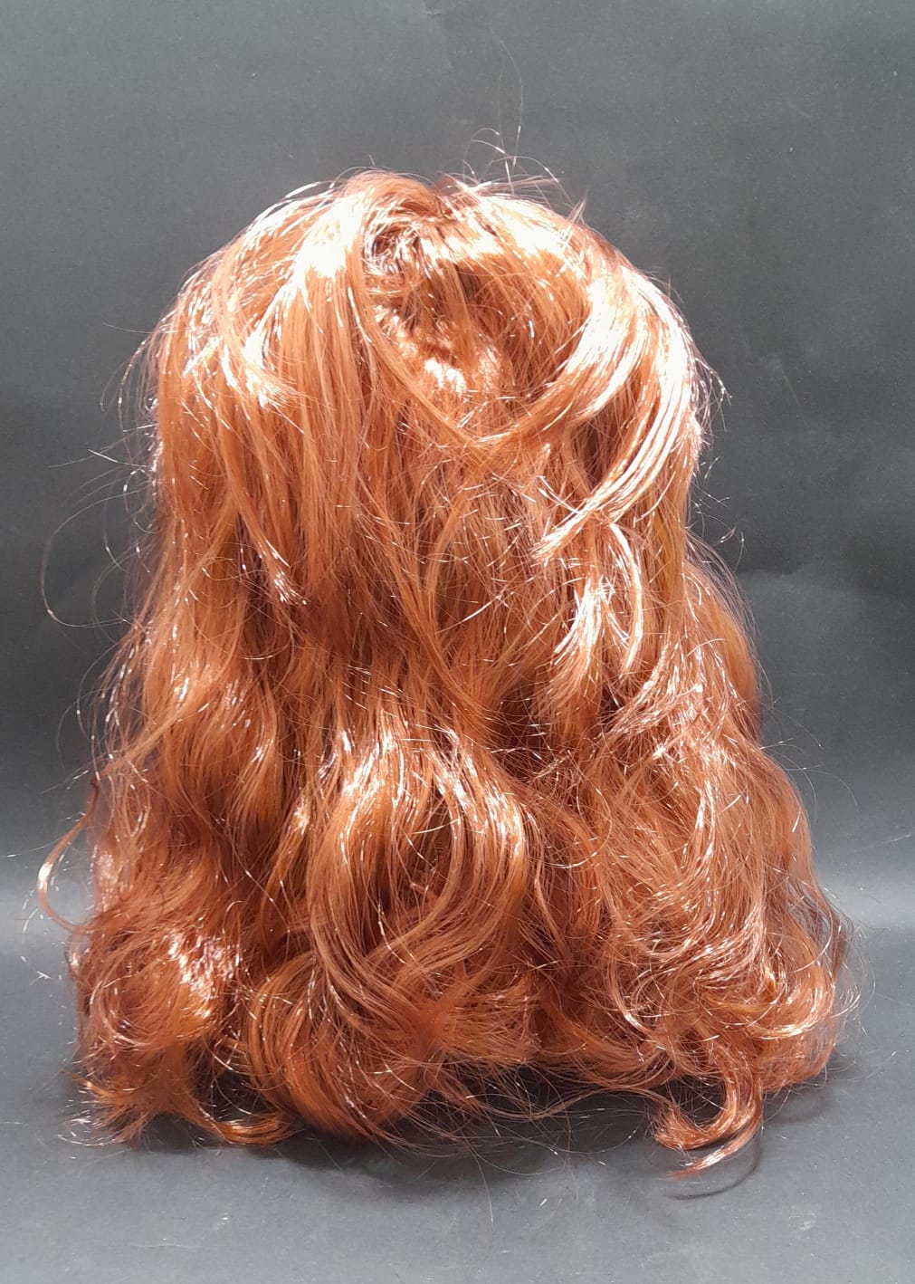 PELUCA ONDULADA  COBRIZO LARGA 45 cm
