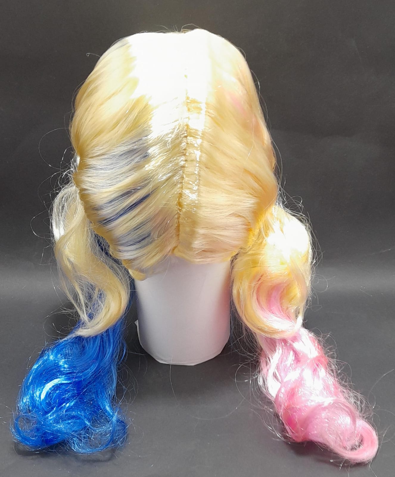 Miniatura 2 de PELUCA  TRENZAS COLORES AZUL Y ROSADO