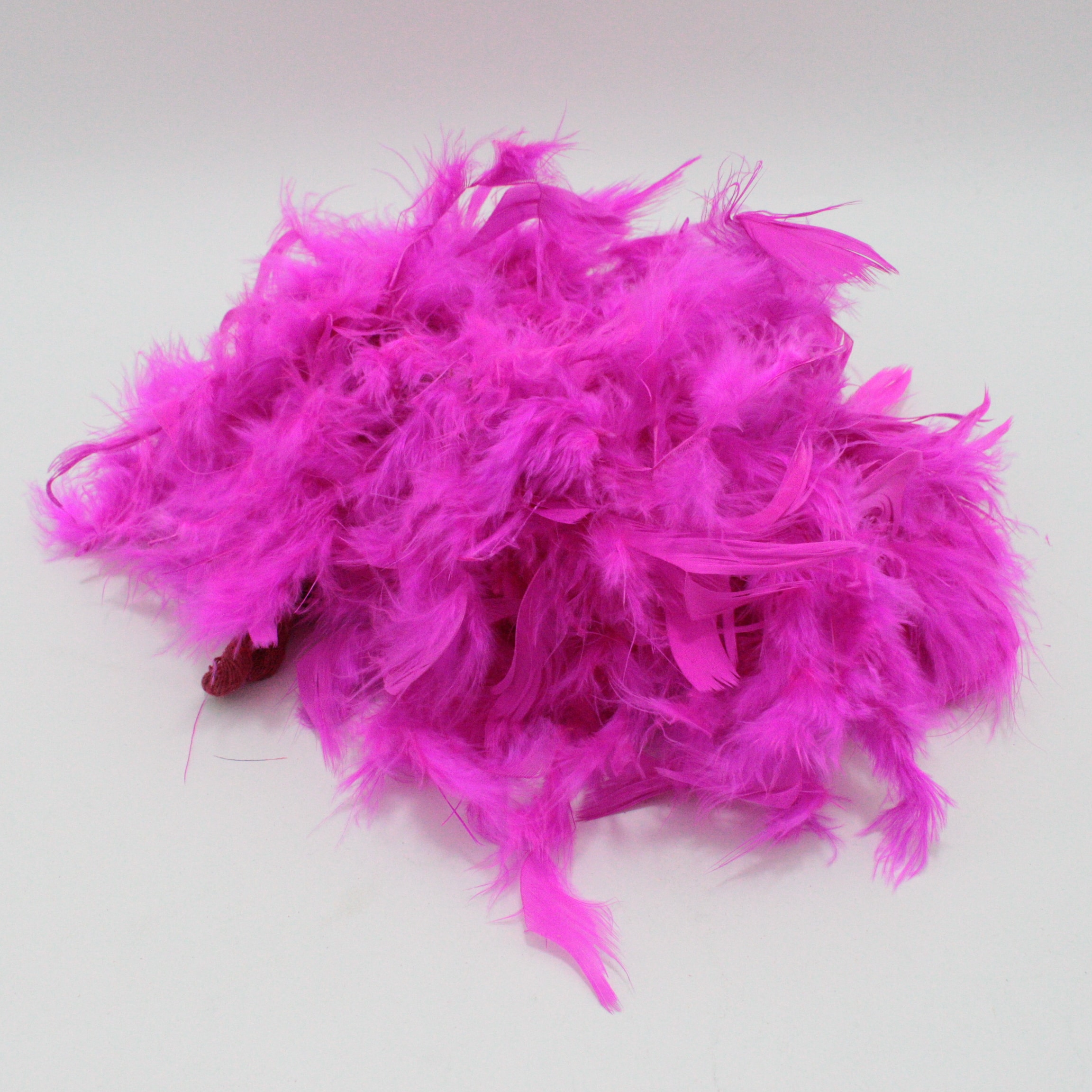 BUFANDA DE PLUMAS BOA FUCSIA
