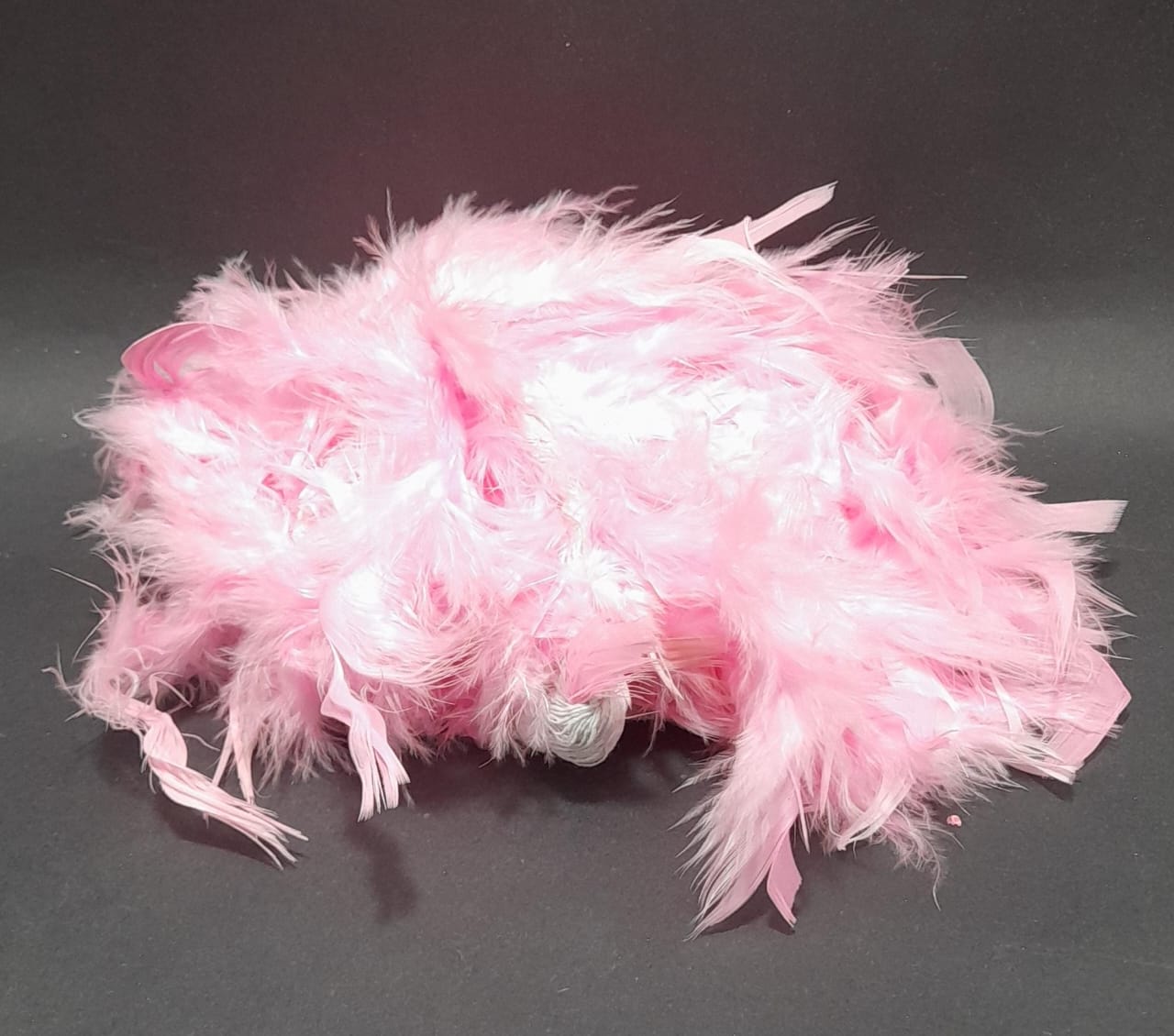 BUFANDA DE PLUMAS BOA ROSADA