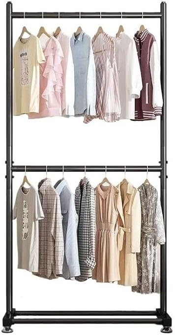 Perchero Doble Nivel Organizador Ropa