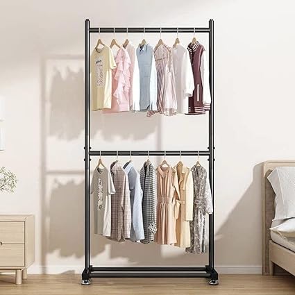 Miniatura 2 de Perchero Doble Nivel Organizador Ropa