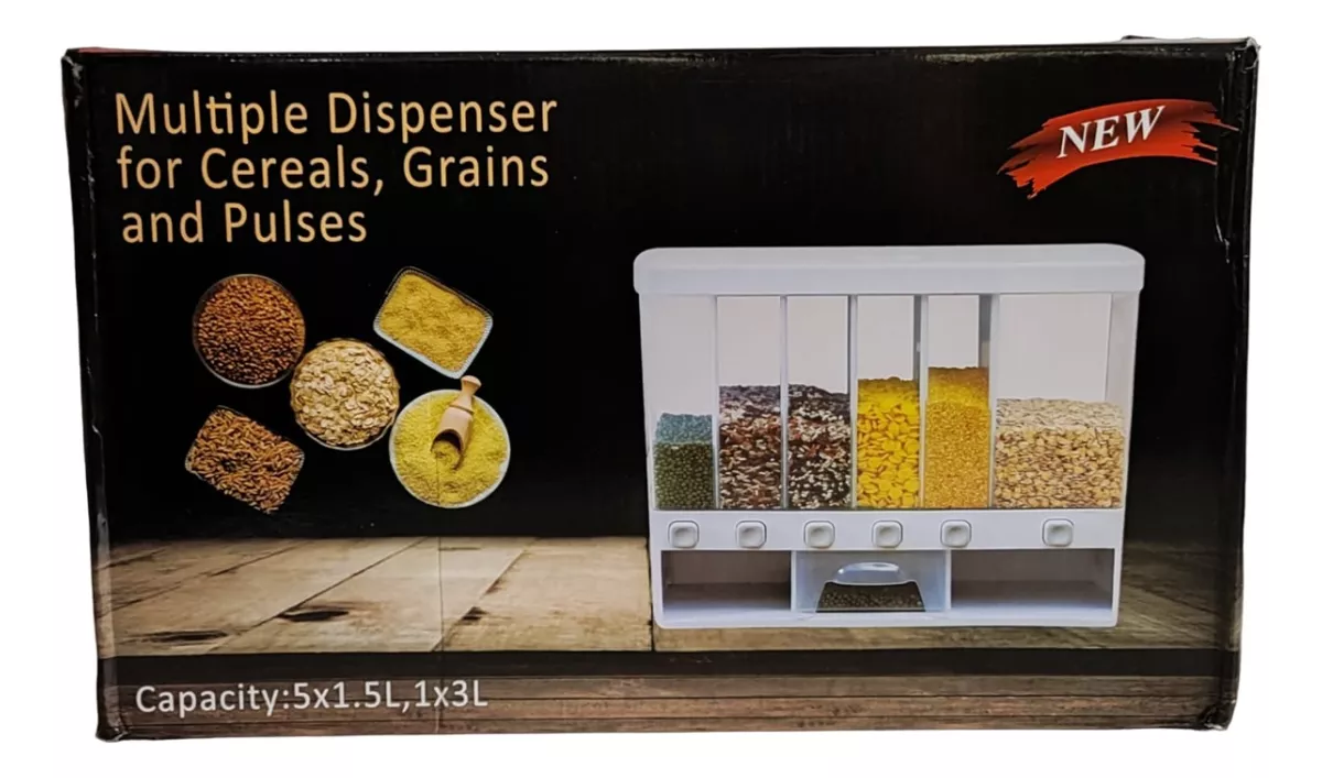 Miniatura 2 de Dispensador Cereales Granos x6 Puestos