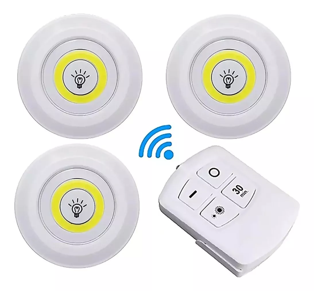 Set de Luces x 3 LED + control