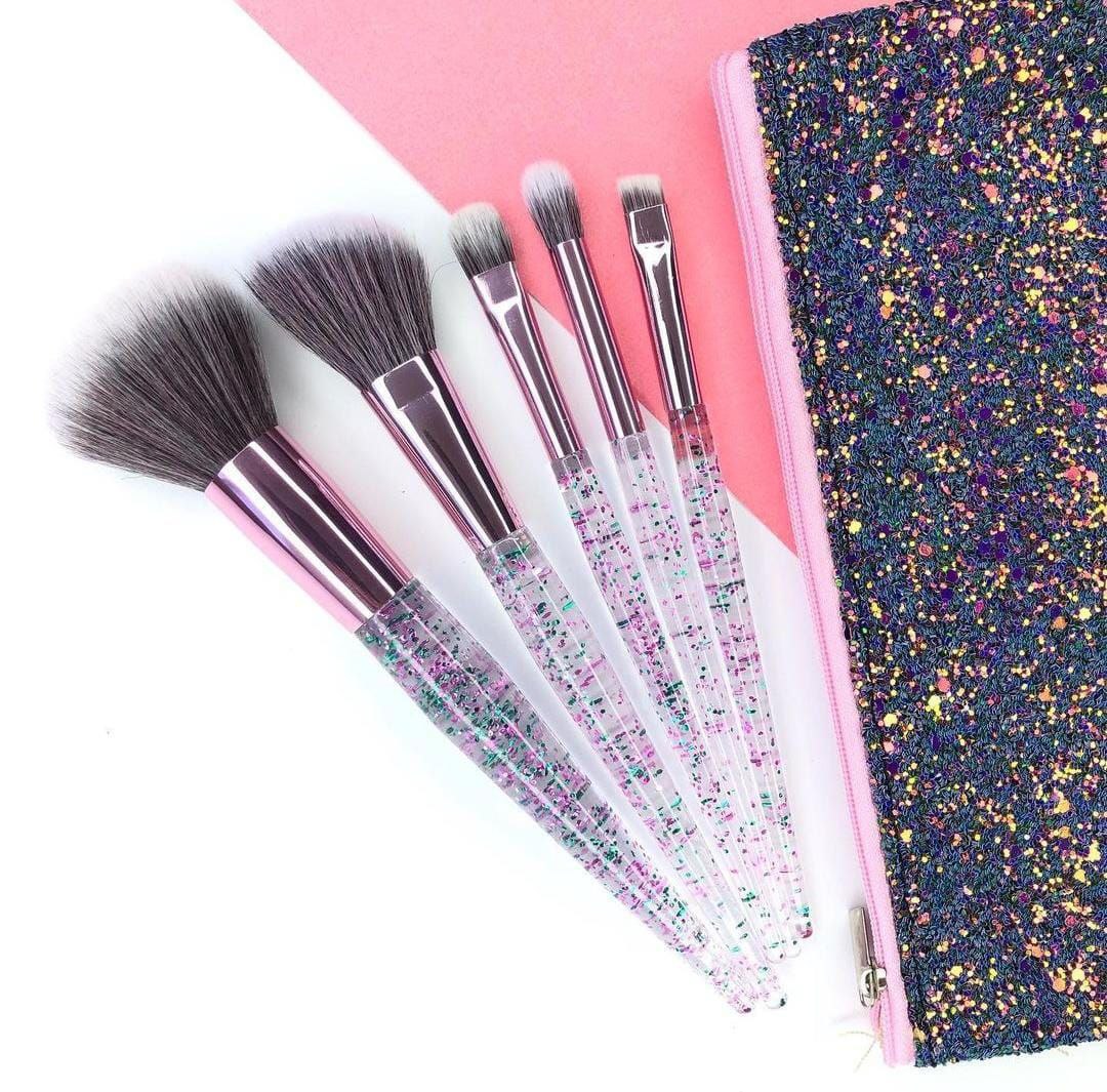 Miniatura 2 de SET X5 BROCHAS + COSMETIQUERA