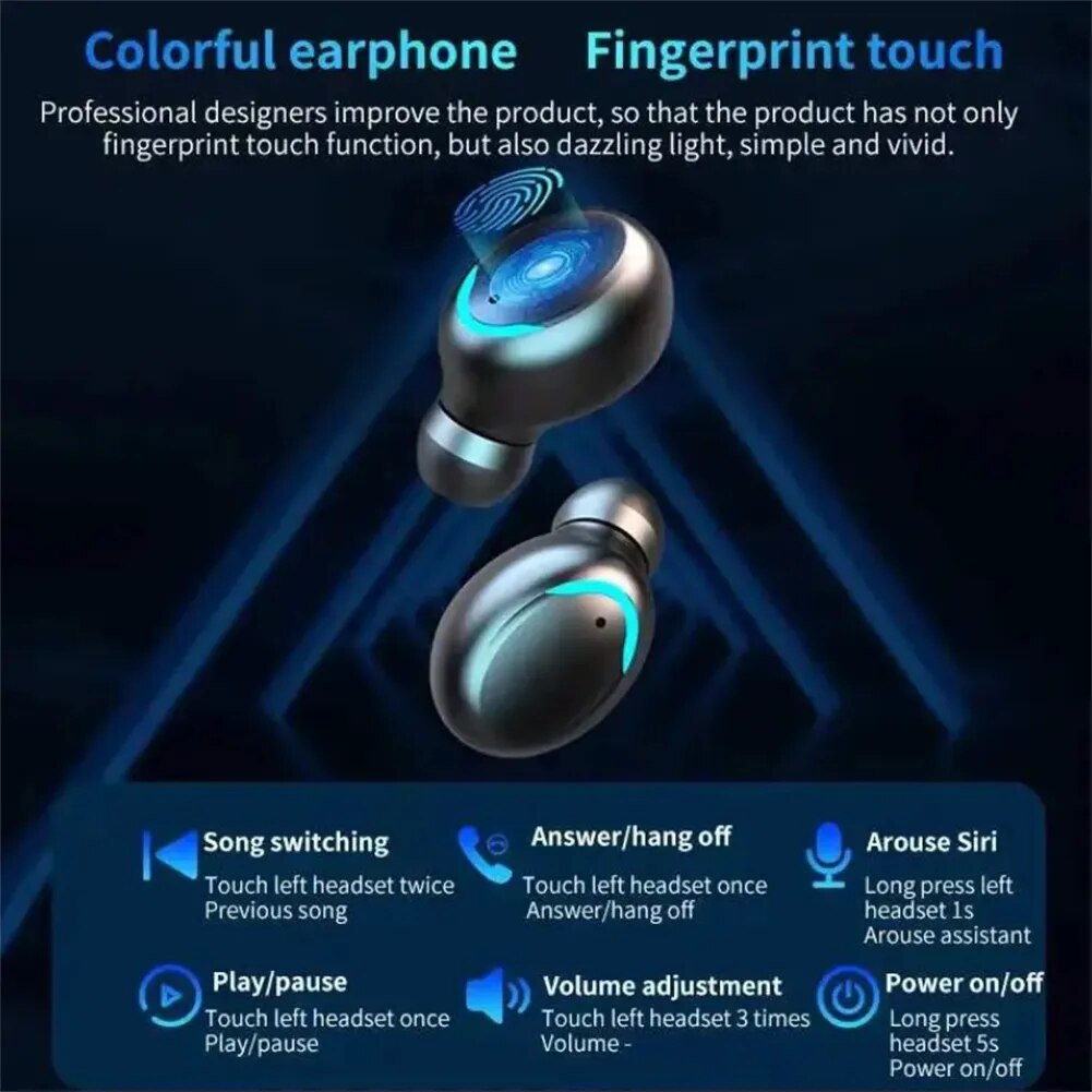 Miniatura 3 de Audifonos Con Indicador Carga F9