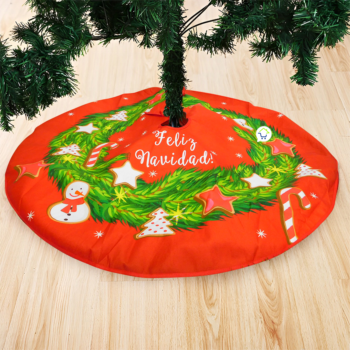 Miniatura 5 de Pie De Arbol Falda Navideño YG-946