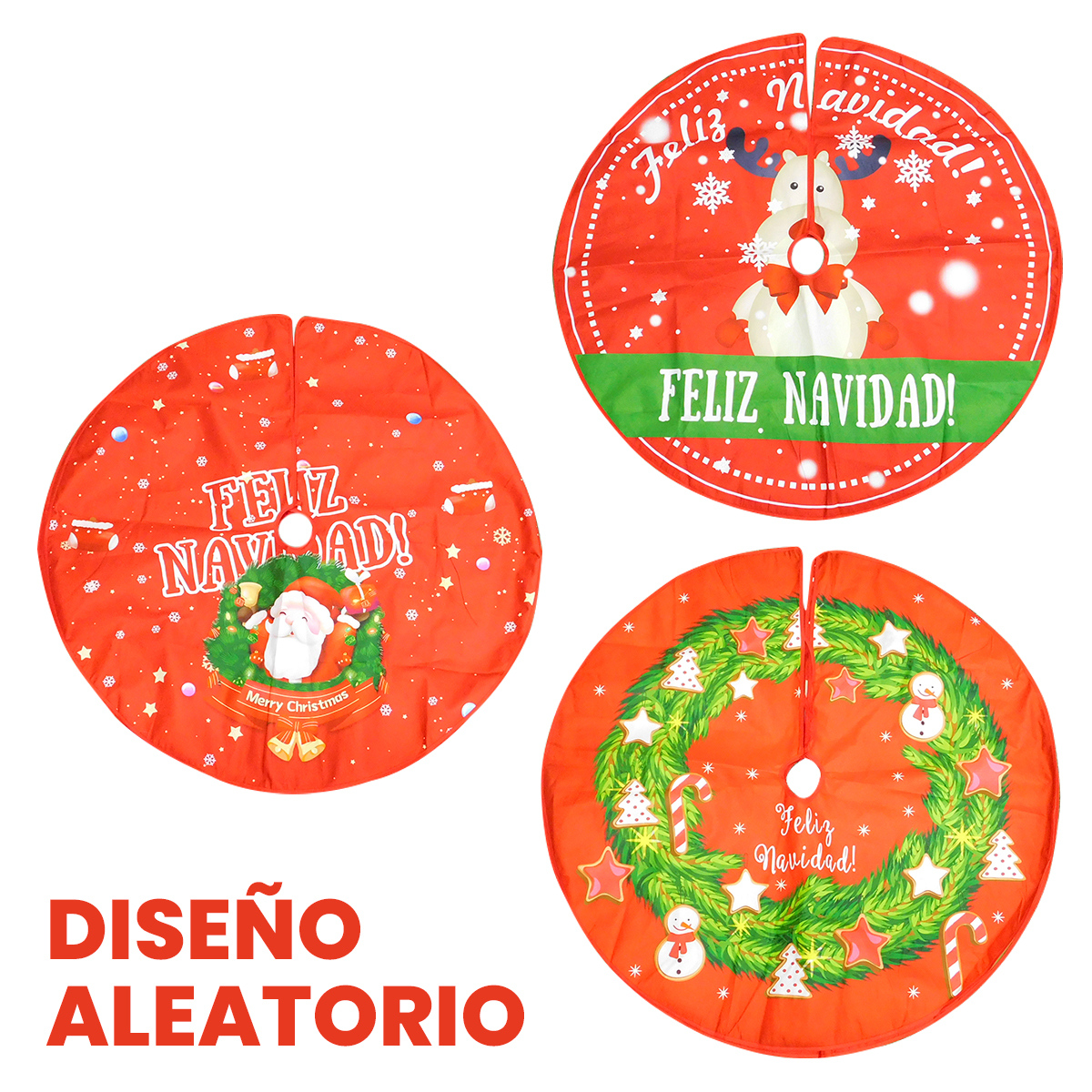 Miniatura 2 de Pie De Arbol Falda Navideño YG-946