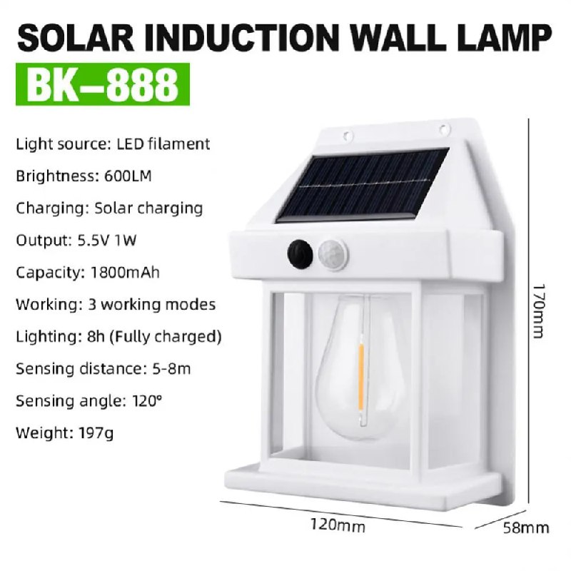 Miniatura 5 de Lampara solar BK-888