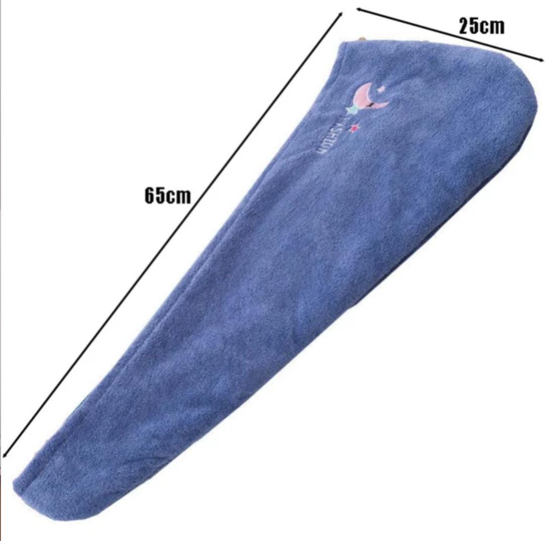 Vista 2 de TOALLA DE MICROFIBRA PARA EL CABELLO - Color: Morado