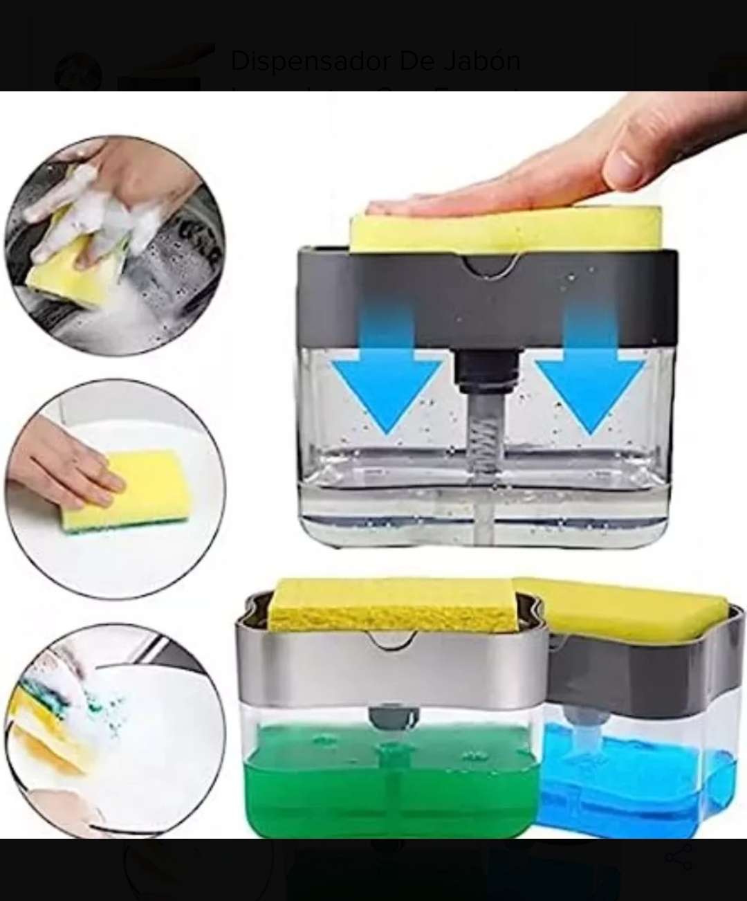 Miniatura 3 de Dispensador De Jabon Liquido Lavaplatos