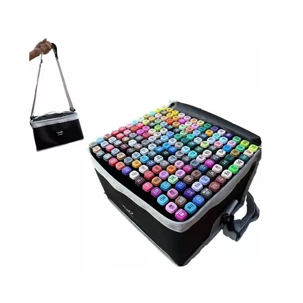 Miniatura 3 de Set De Marcadores Doble Punta 168 Pcs