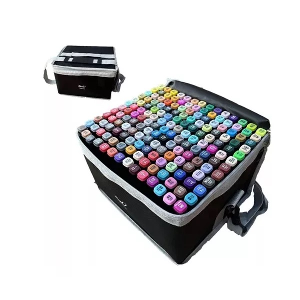 Miniatura 5 de Set De Marcadores Doble Punta 168 Pcs