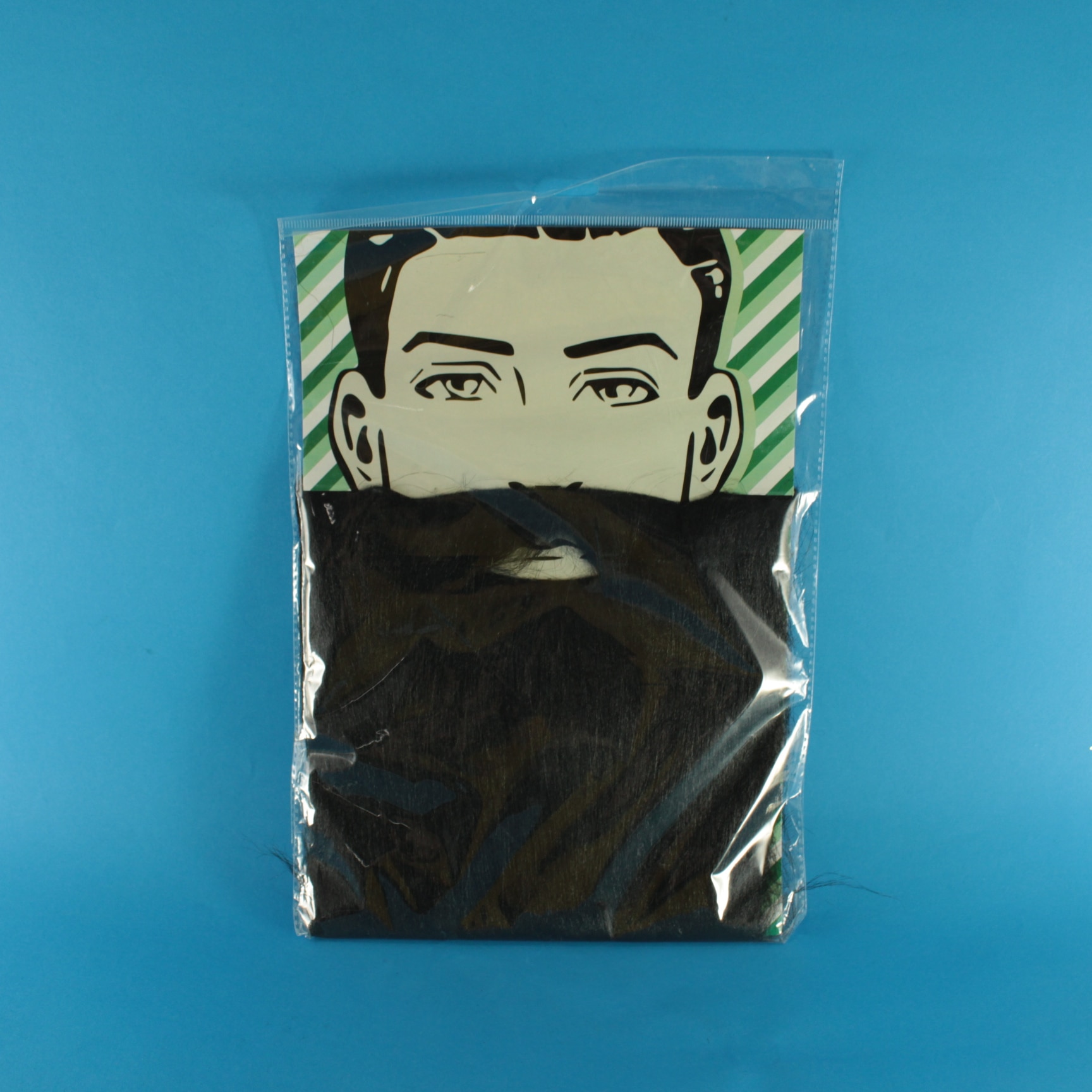 Barba larga NEGRA para disfraz