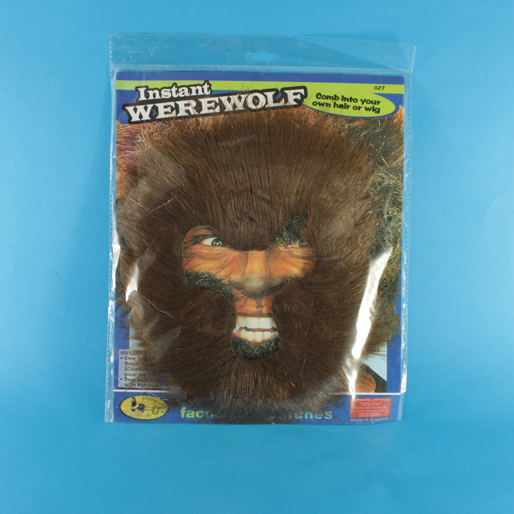 Barba de hombre lobo para disfraz