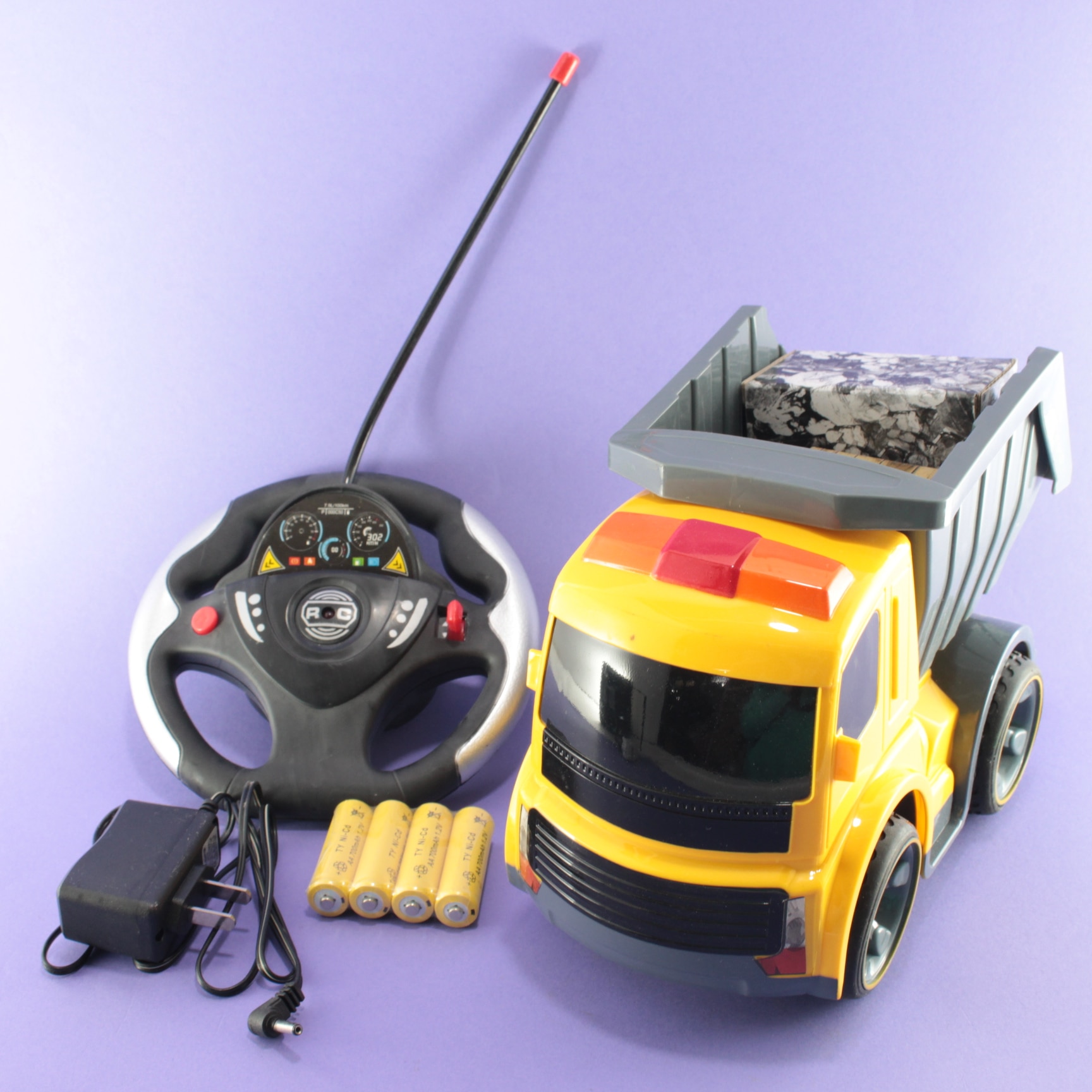 Miniatura 5 de Volqueta a control remoto volante