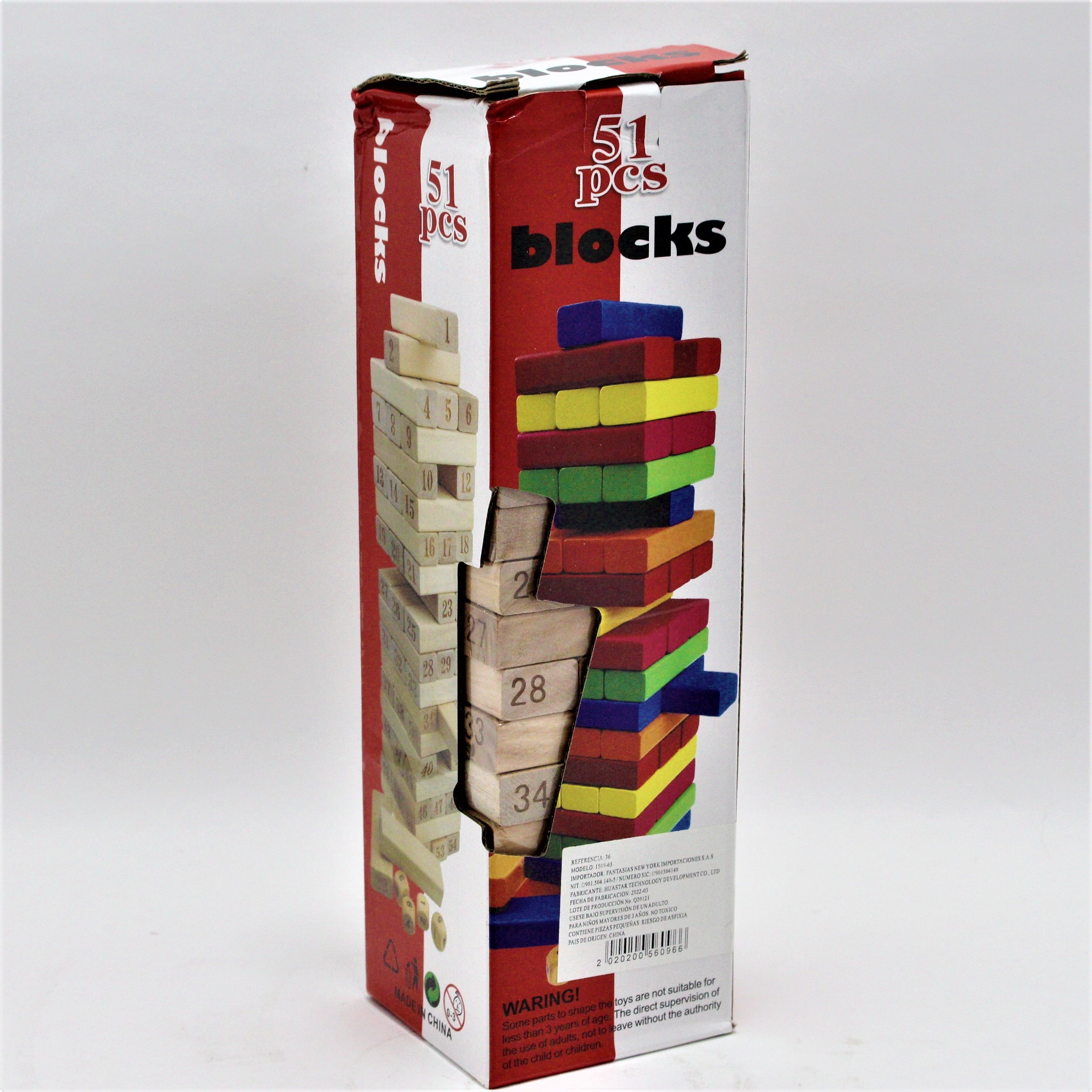 Jenga de madera grande