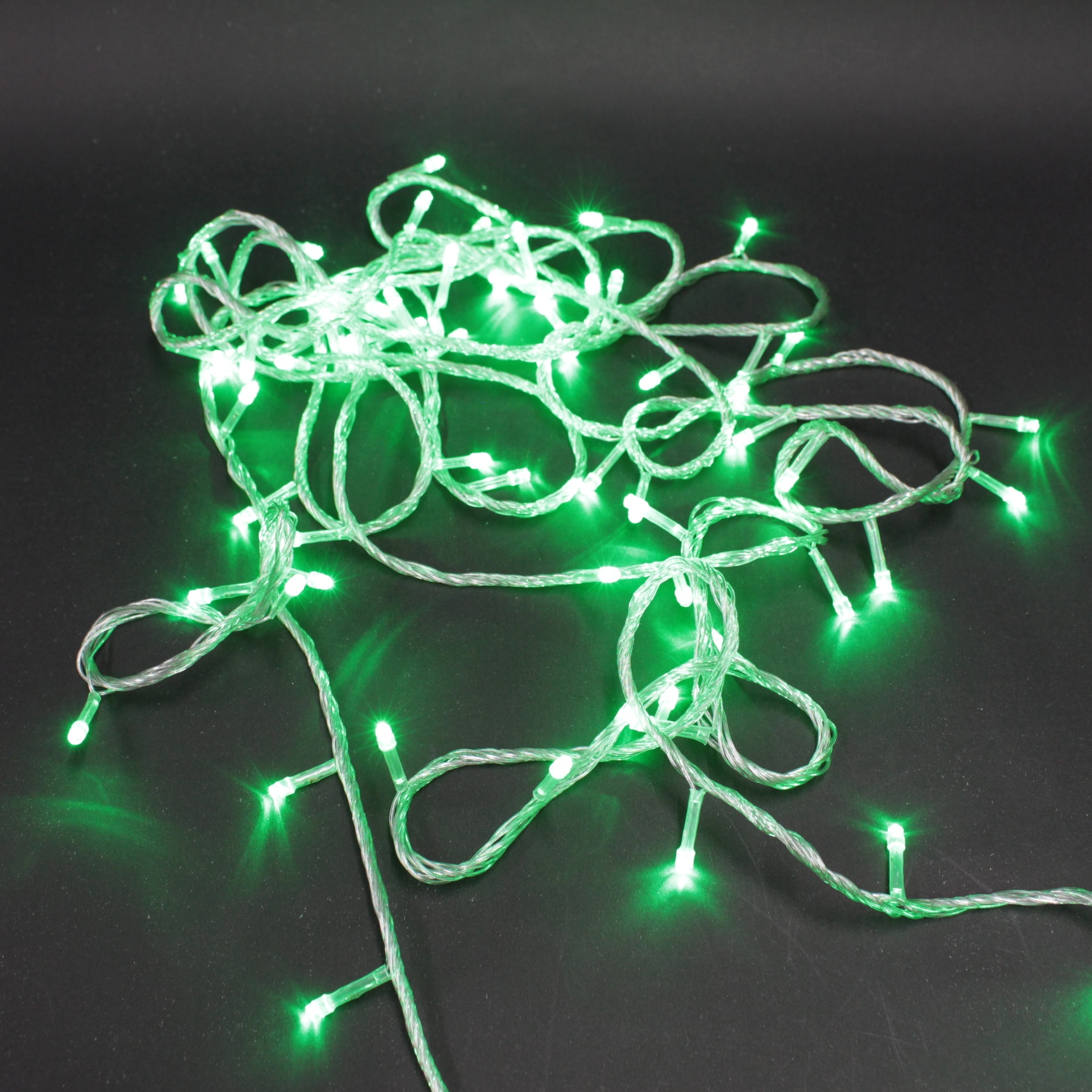 Luz led lineal x 200 bombillos verdes