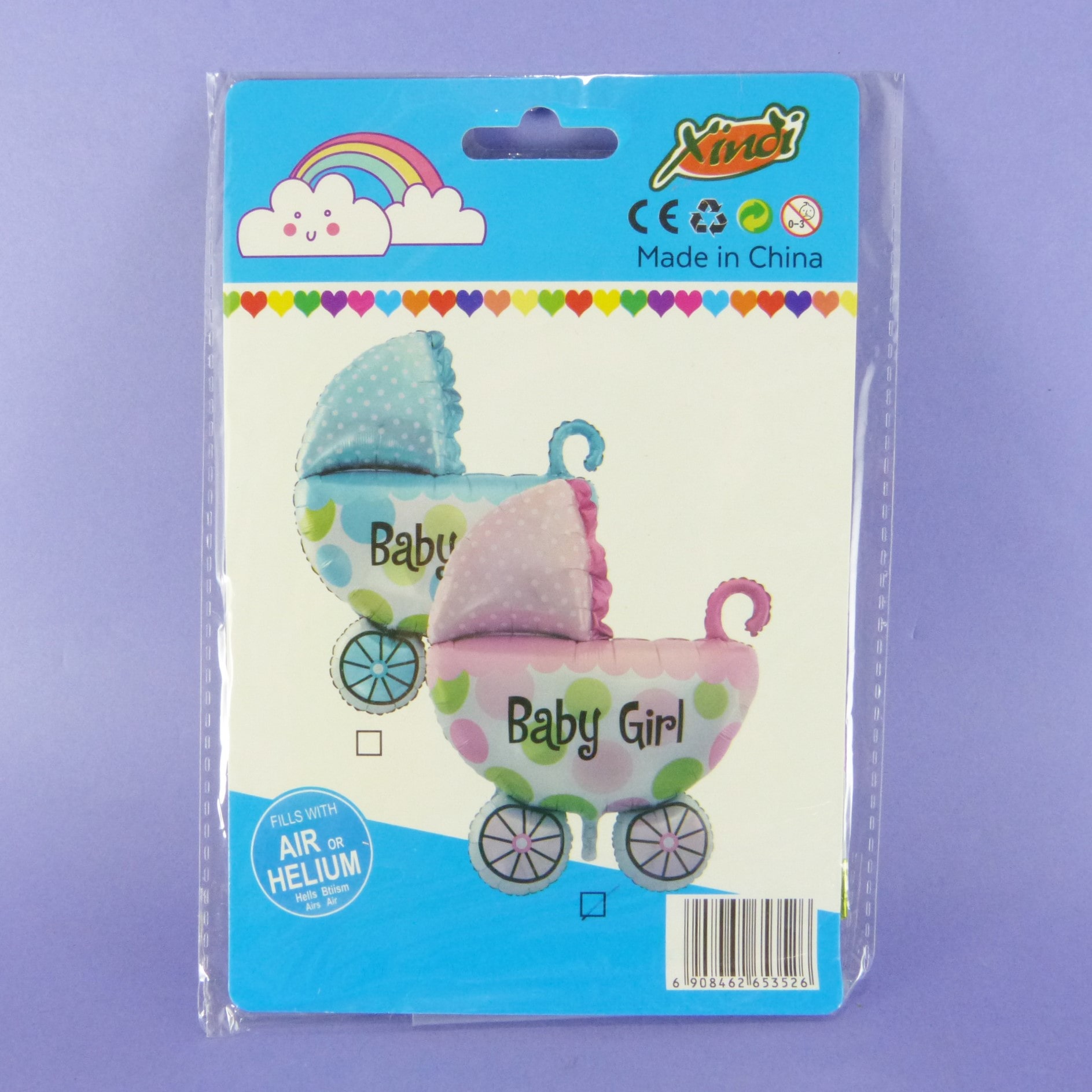 Globo metalizado coche