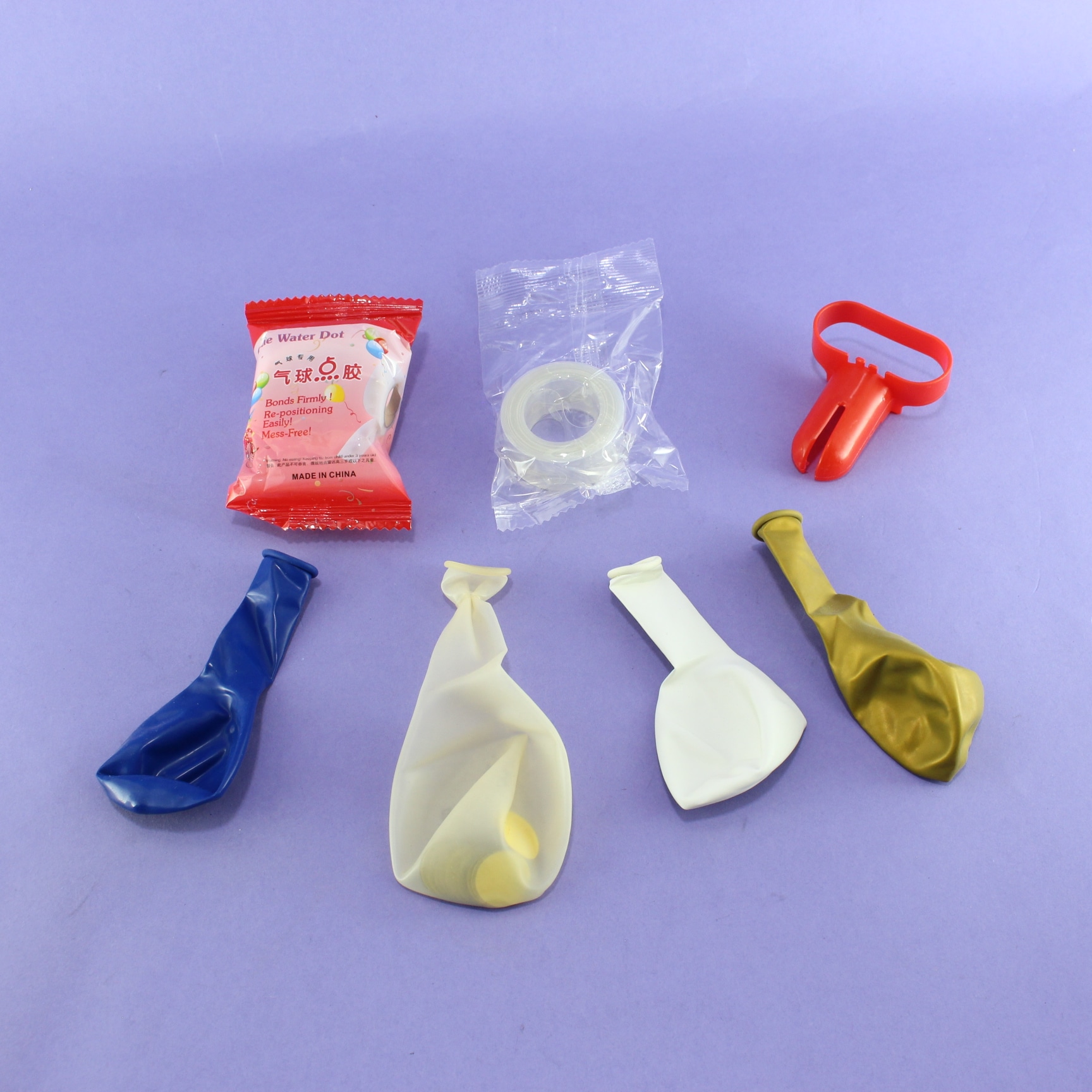 Miniatura 2 de Set buquet 110 piezas dorado, azul, tra