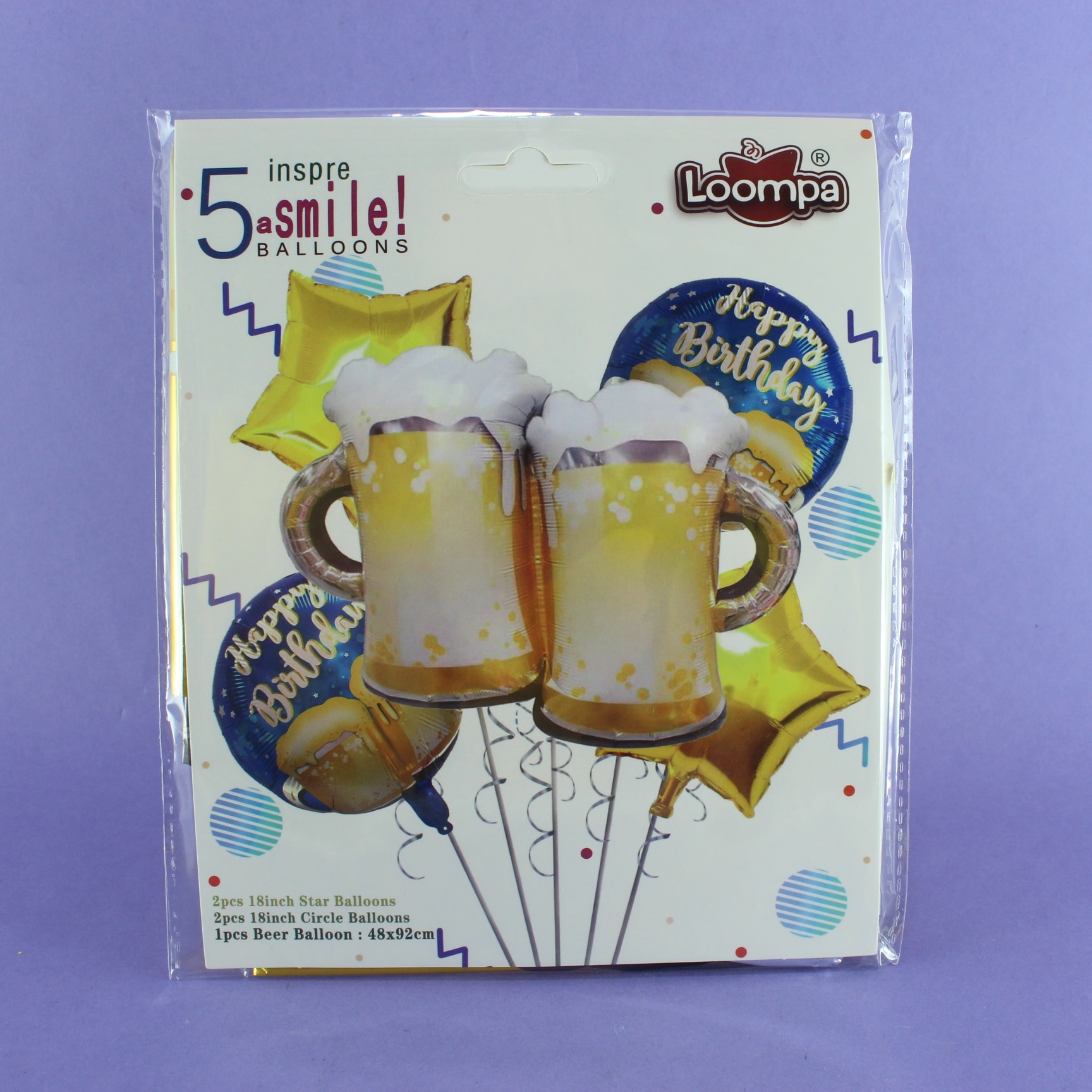 Bouquete cerveza  por 5 piezas