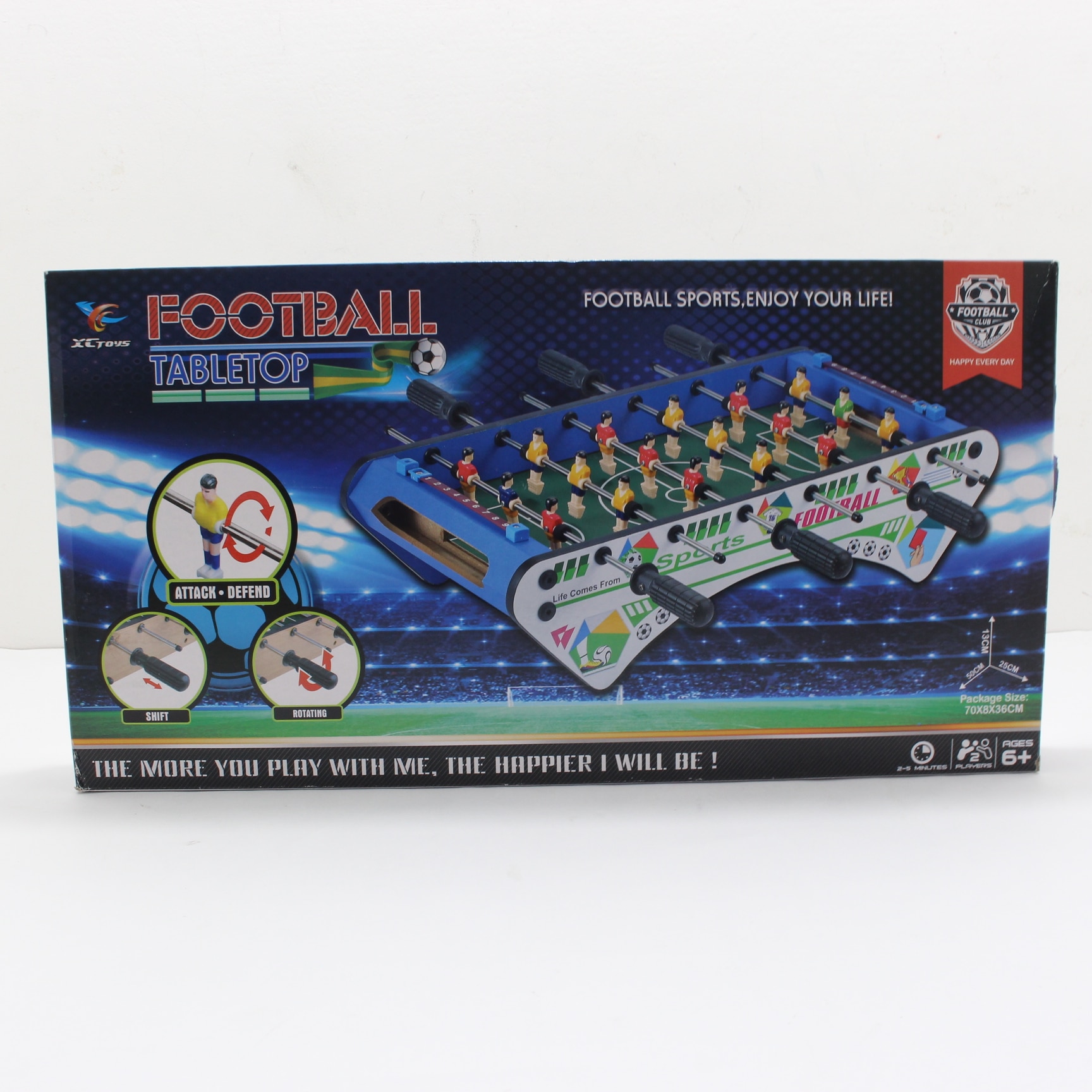 Juego de mesa futbolín Mediano