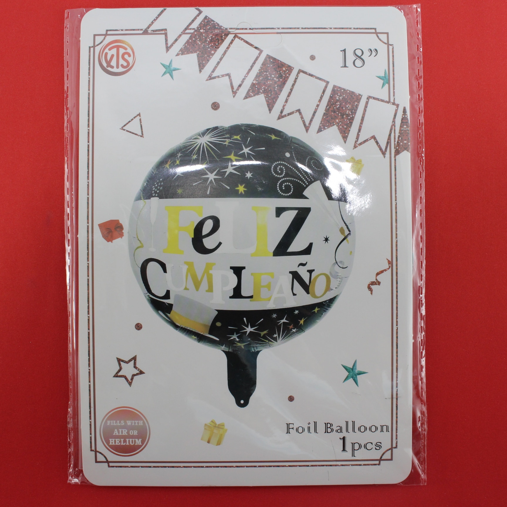 Globo metalizado feliz cumpleaños 18¨