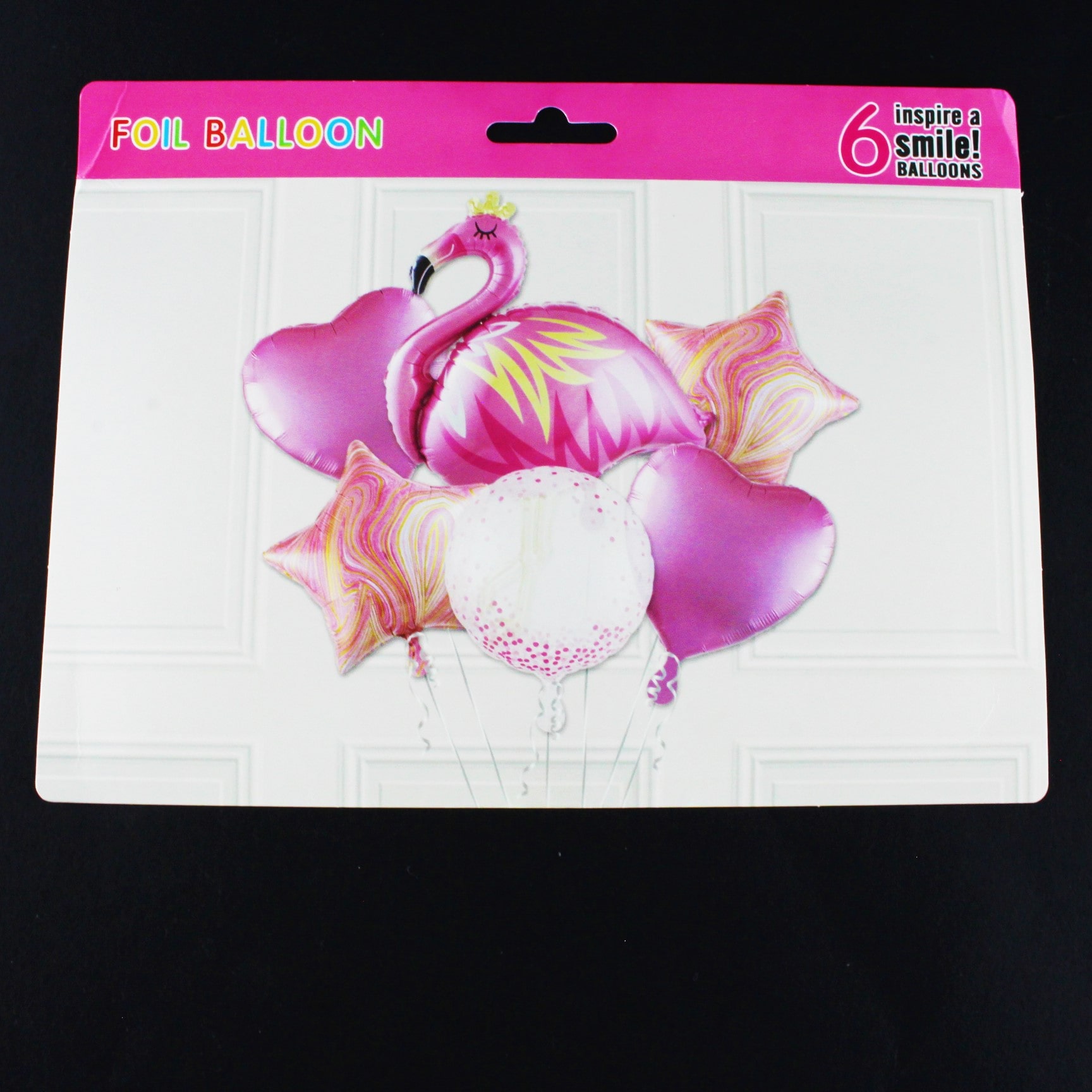 set de globos flamengos x6 pcs