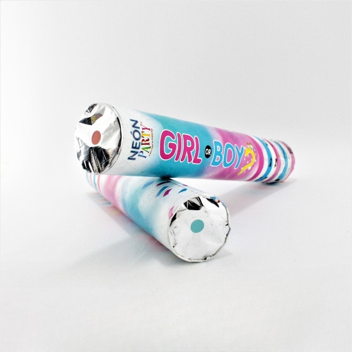 Miniatura 2 de LANZA CONFETI DE 30 CM REVELACION POLVO