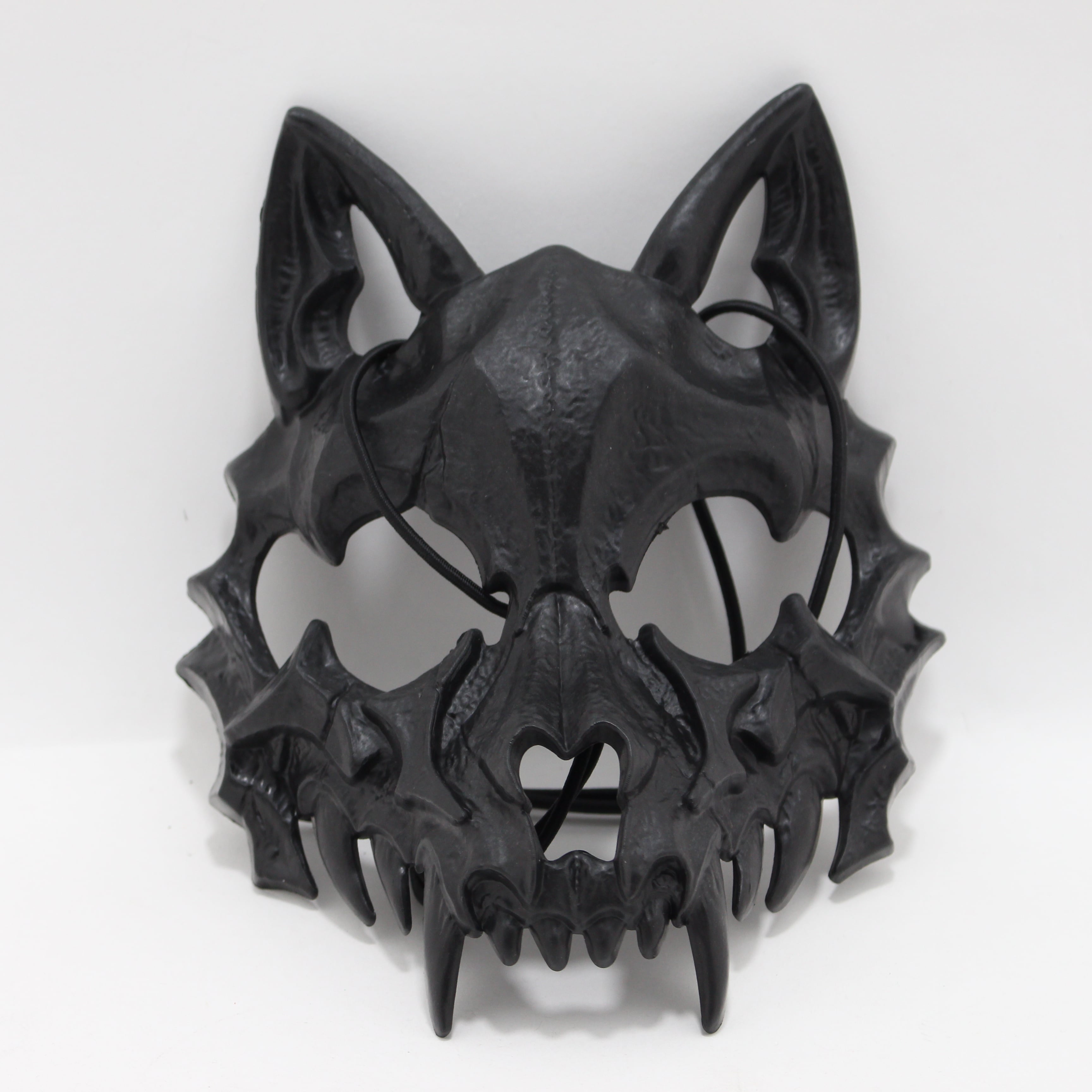 Miniatura 2 de Mascara negra Calavera animales