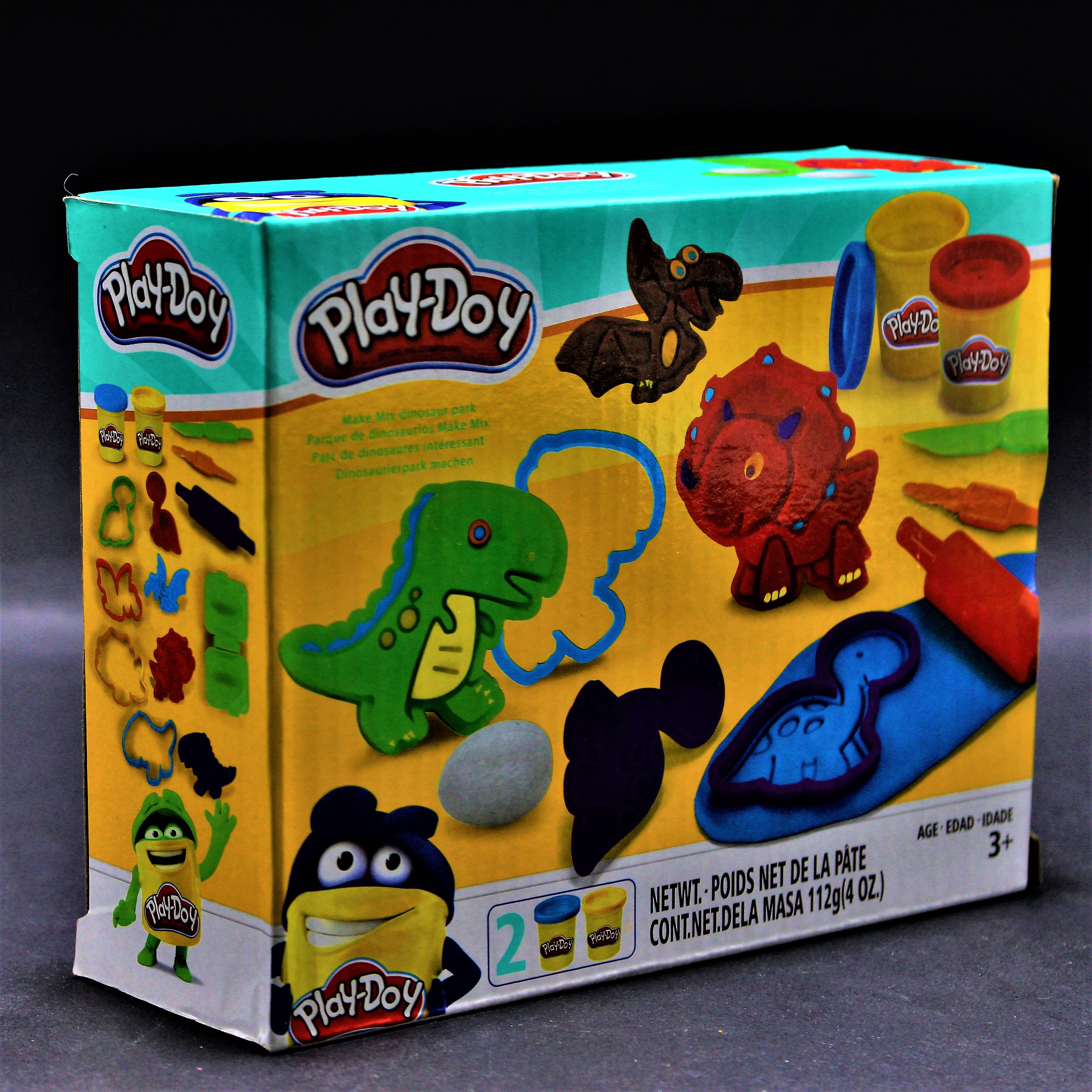 Plastilina Play doy con moldes de dinos