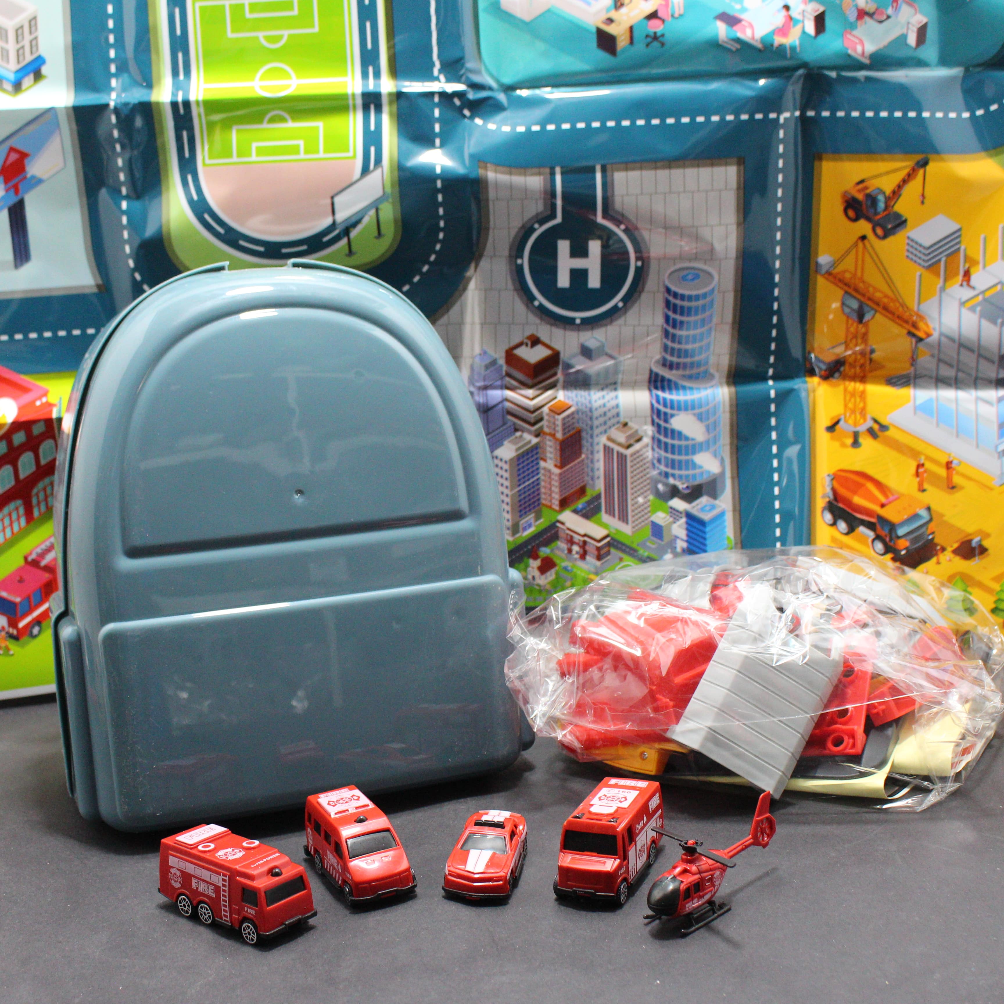 Miniatura 3 de Estacion de bombero en maletin