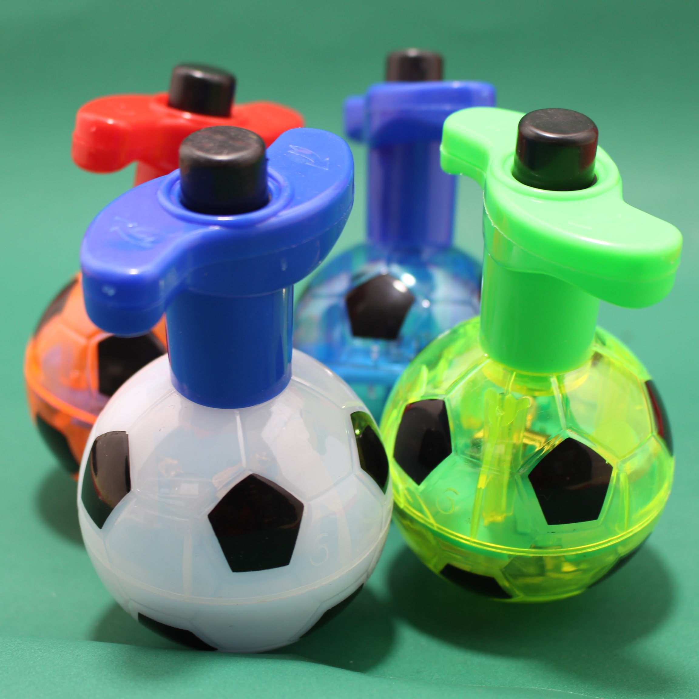 Miniatura 2 de Trompo de luz Estilo balon de futbol