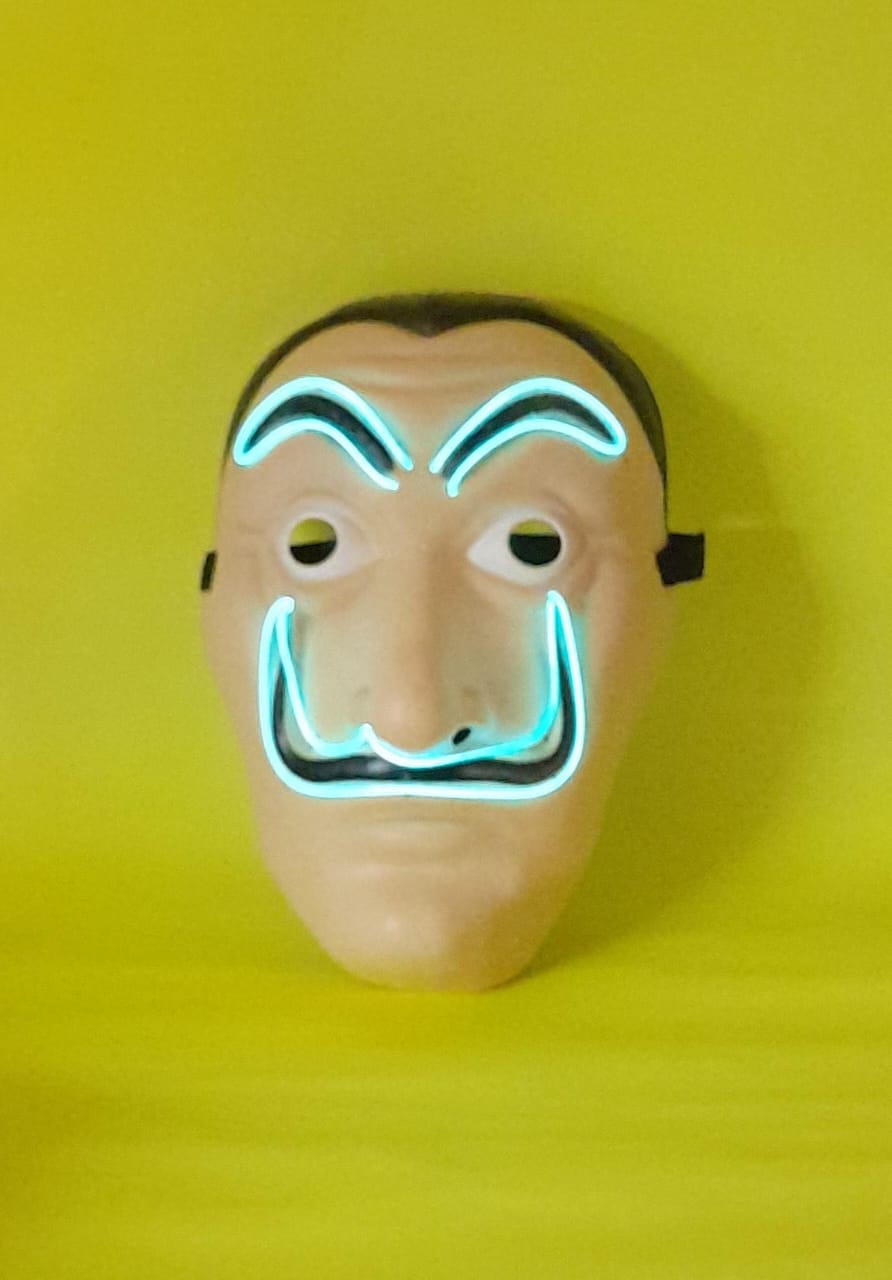 Miniatura 2 de Mascara Casa de Papel con luz verde osc