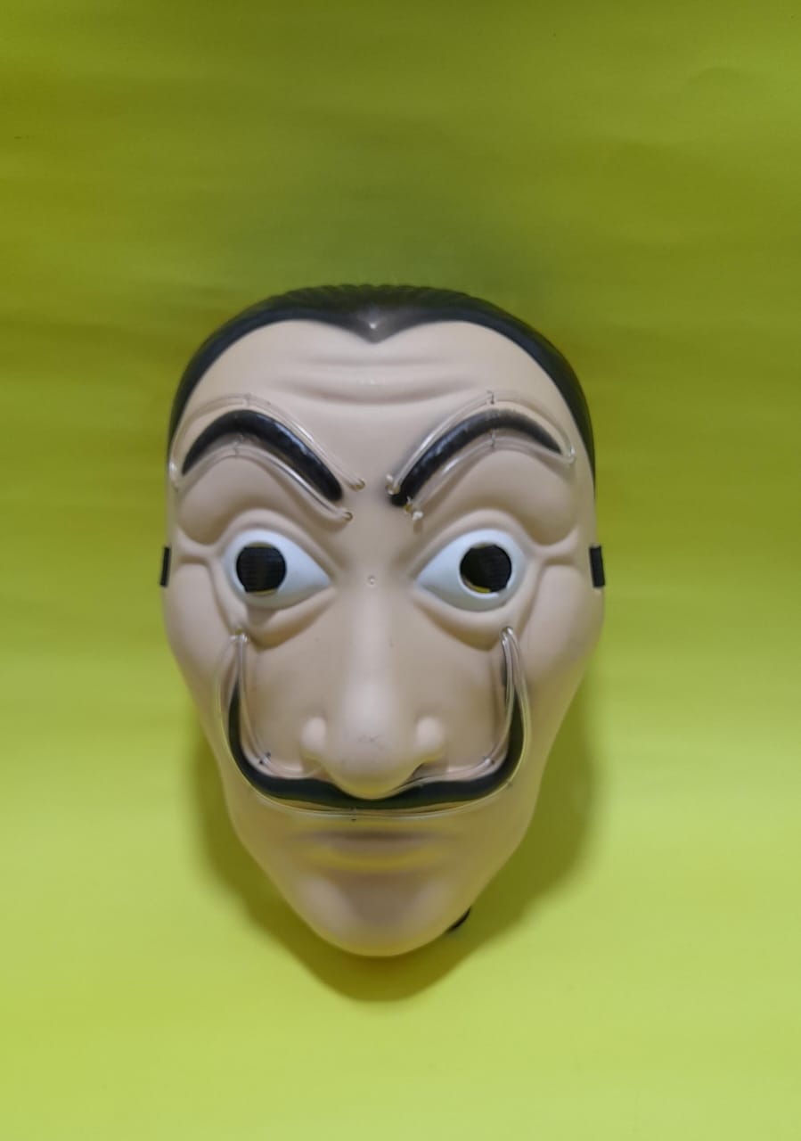 Mascara Casa de Papel con luz blanca