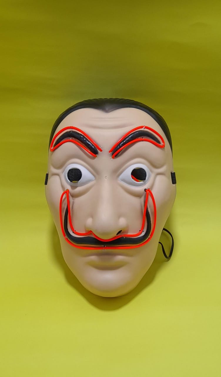 Miniatura 2 de Mascara Casa de Papel con luz roja