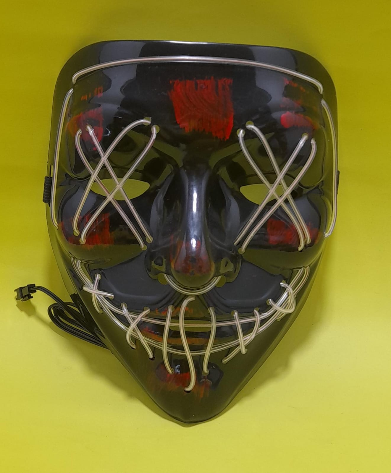 Miniatura 2 de Mascara Hallowen con Luz AZUL CLARO