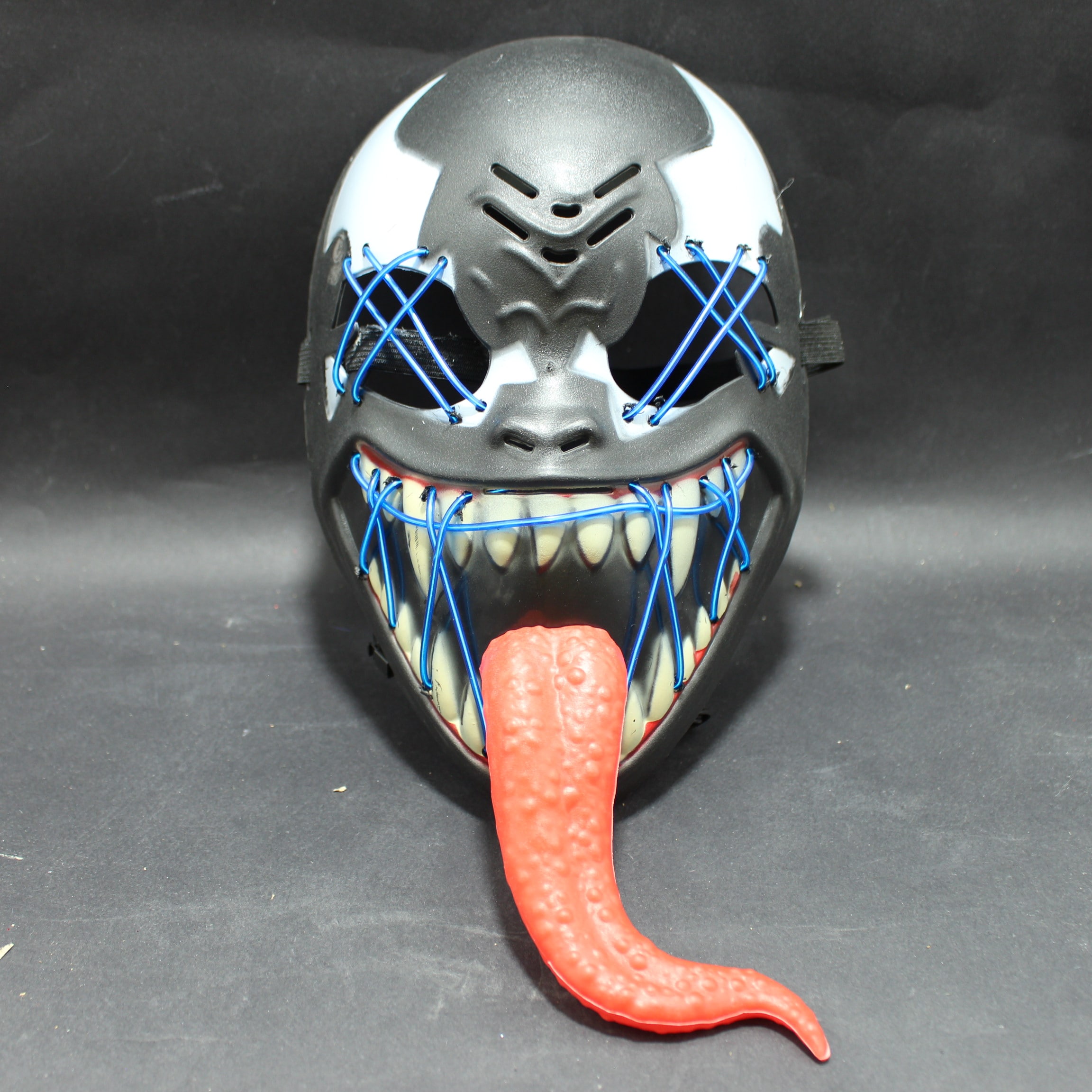 Miniatura 2 de Mascara Venom con luz azul oscuro