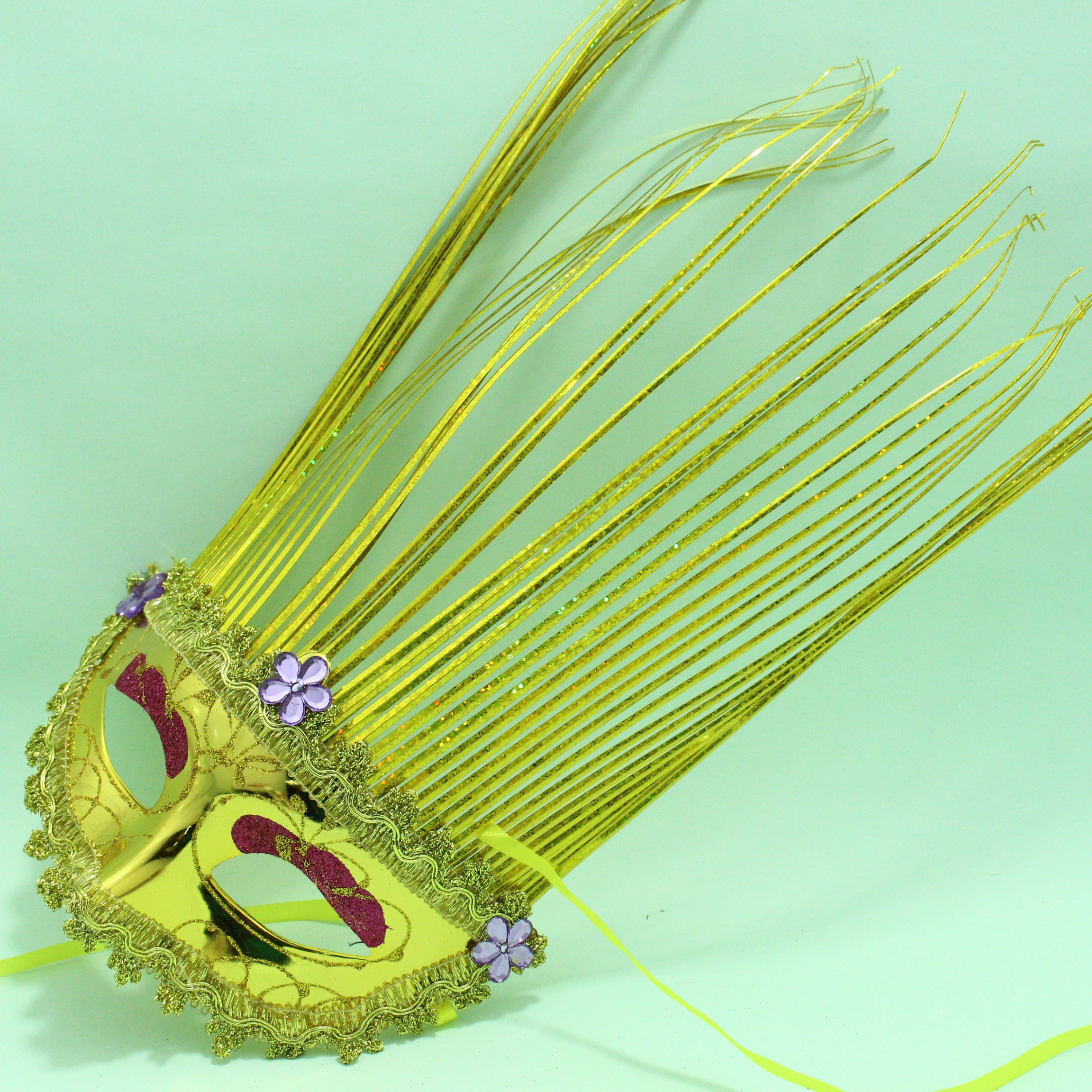 ANTIFAZ METALIZADO CON FLECOS