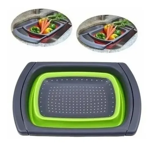 ESCURRIDOR LAVAPLATOS VERDURAS AJUSTABLE