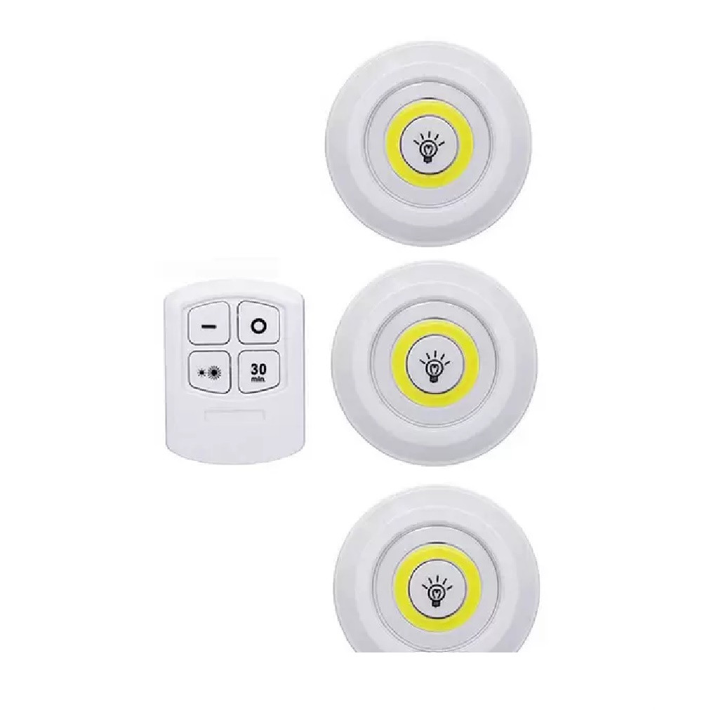 Miniatura 5 de Juego 3 Luces Led Inalámbricas Mando A D