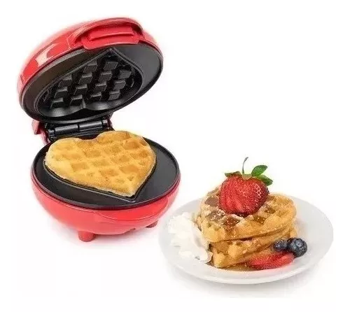 Mini Waflera Eléctrica Antiadherente For