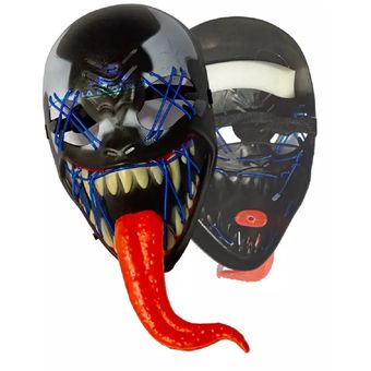 MASCARA VENOM CON LUZ LED
