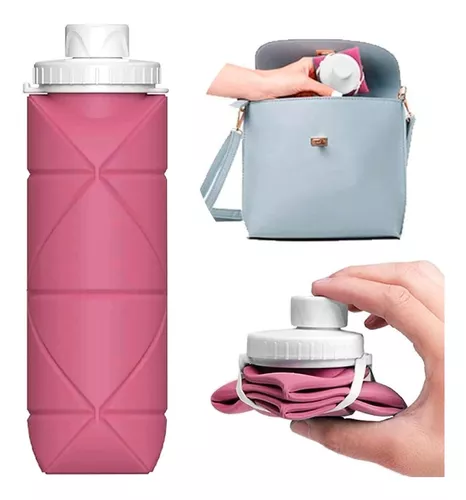 Botella silicona termo plegable